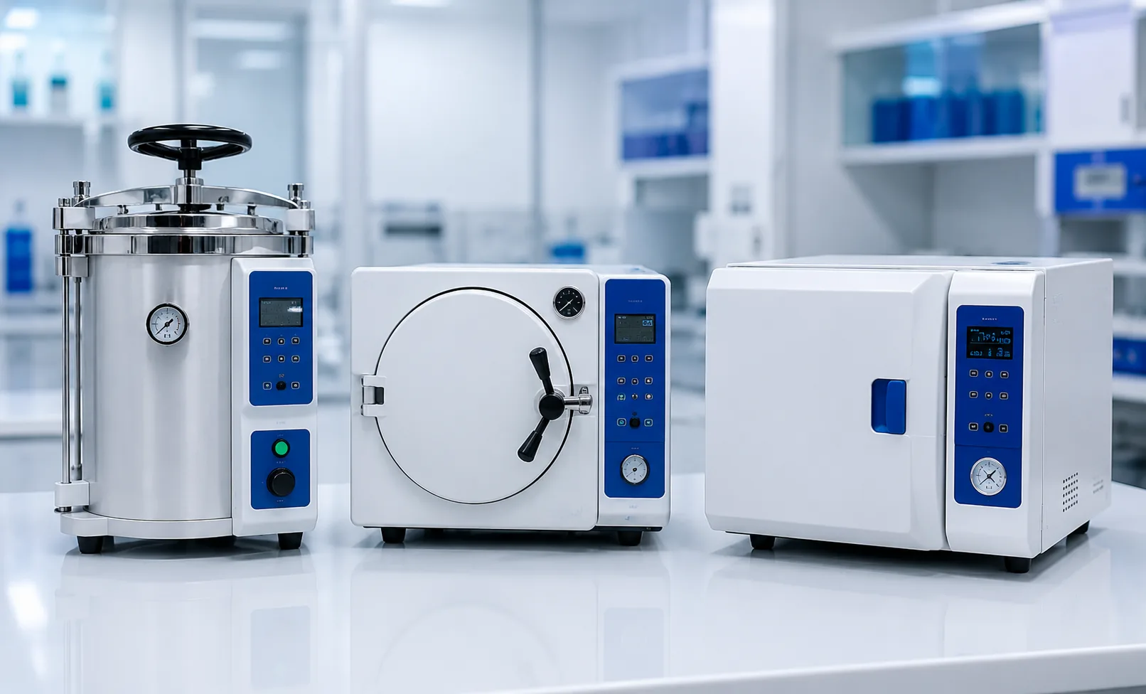 Laboratory sterilization and heating equipment