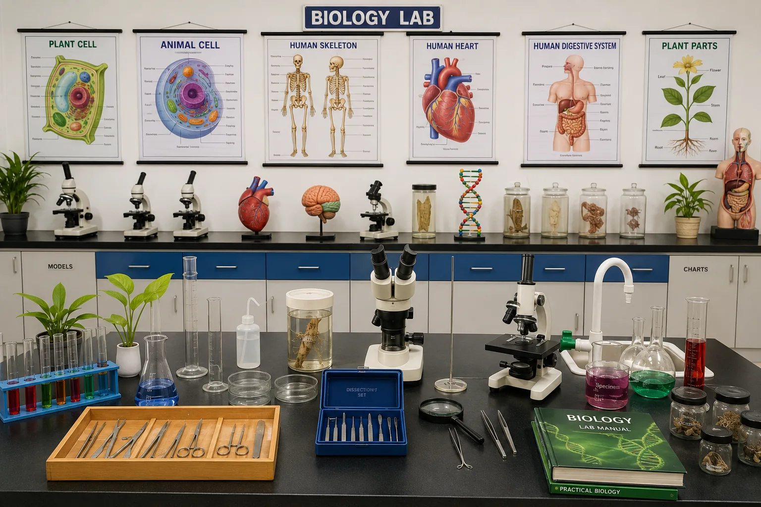 Biology Lab Setup