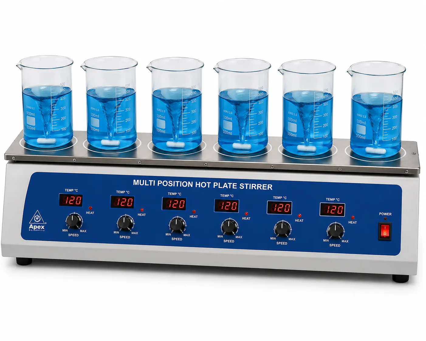Multi Position Hot Plate Stirrer